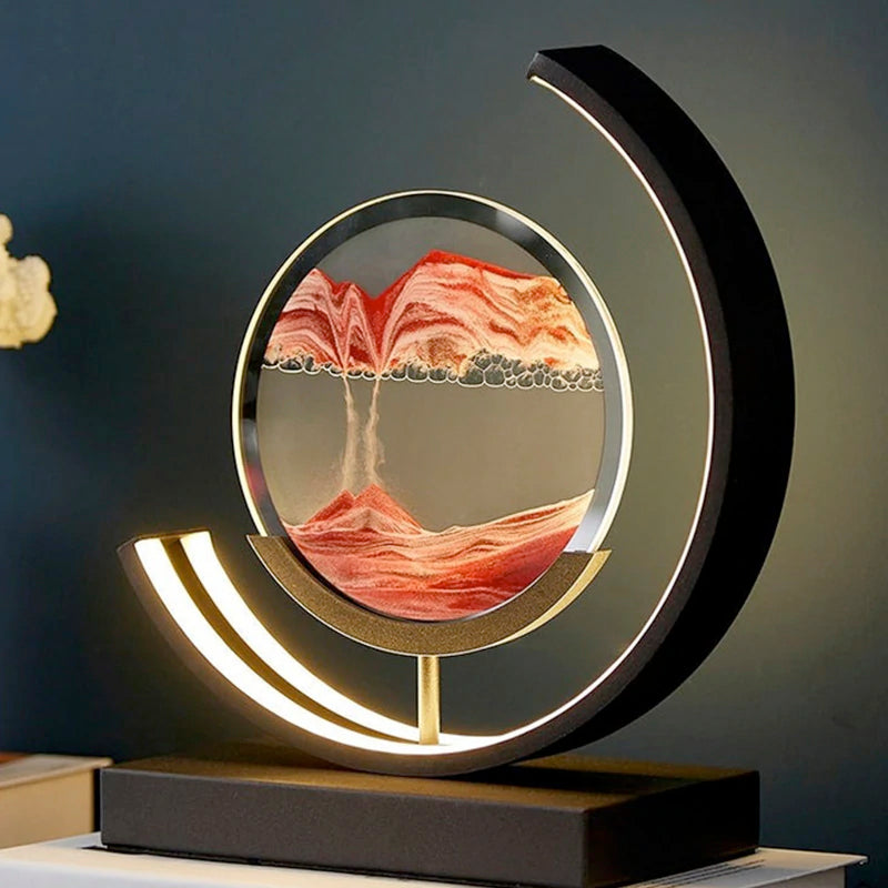 Flowing Sand LED Lamp