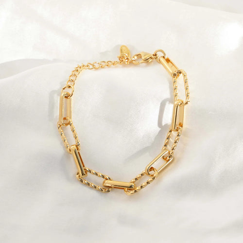 KOURTNEY - 18K GOLD CHAIN BRACELET